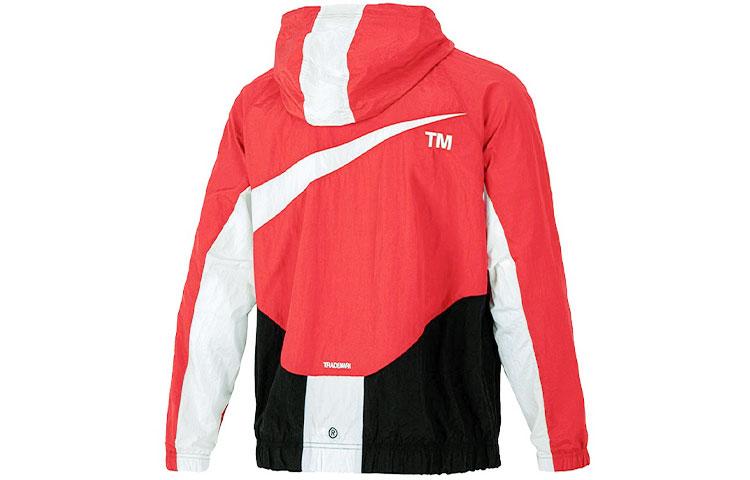 Nike Sportswear Swoosh Men's Logo Woven Hooded Jacket Red DD5968-657