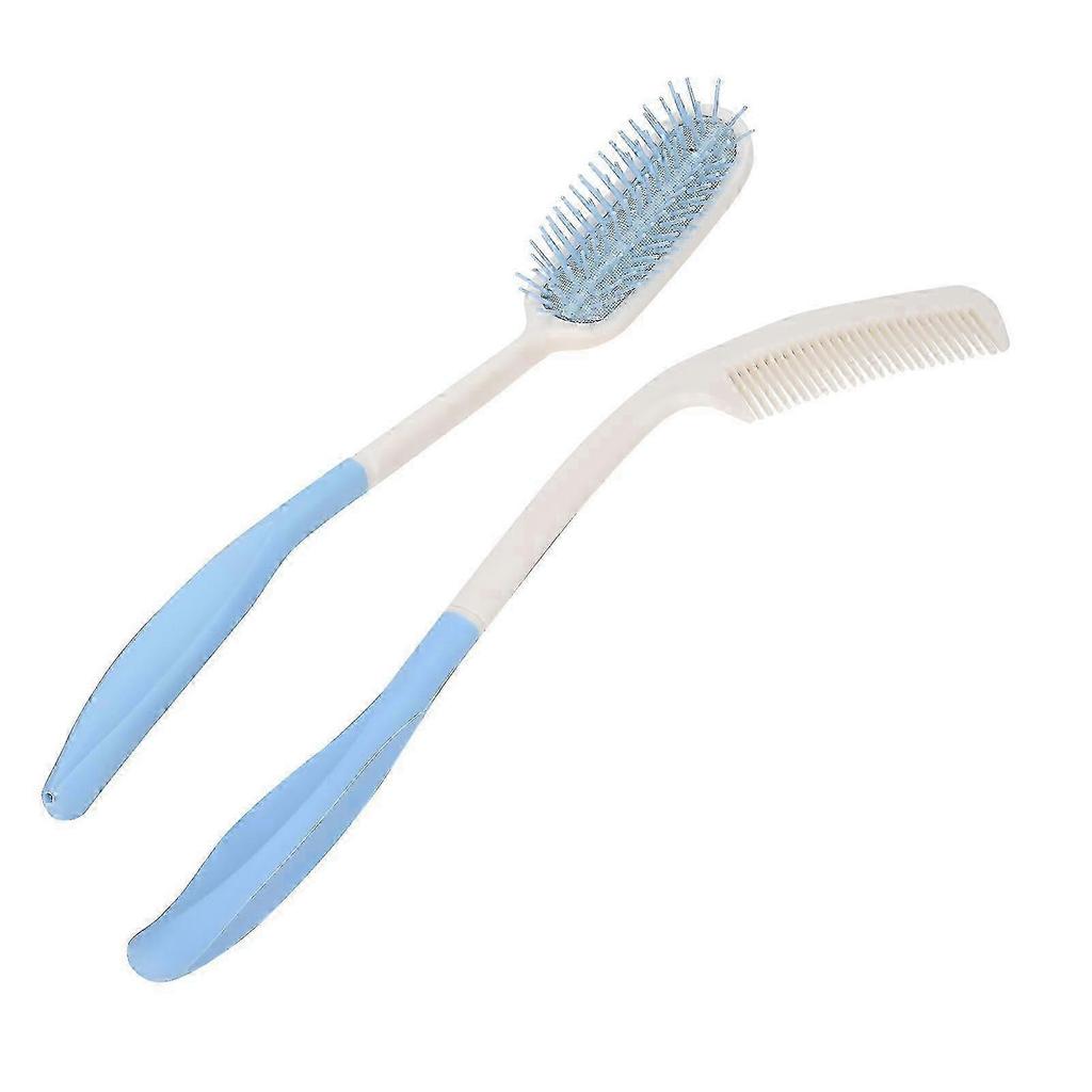 Extra Long Reach Hair Brush Elderly Long Handled Comb Air Cushion Hairbrush Compatible Disabled 25-26