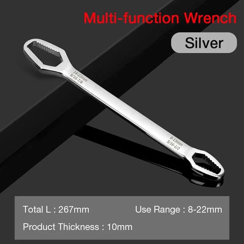 Universal Torx Wrench Adjustable Torque Wrench 8-22mm Ratchet Spanner for Bicycle Motorcycle Car RepairTools Mechanical Tool