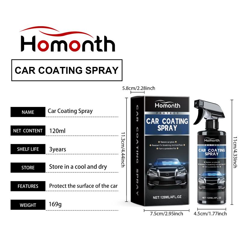 Car Care Ceramic Coating Spray All in One Remover High Shine Polish Hydrophobic Car Surface Protection