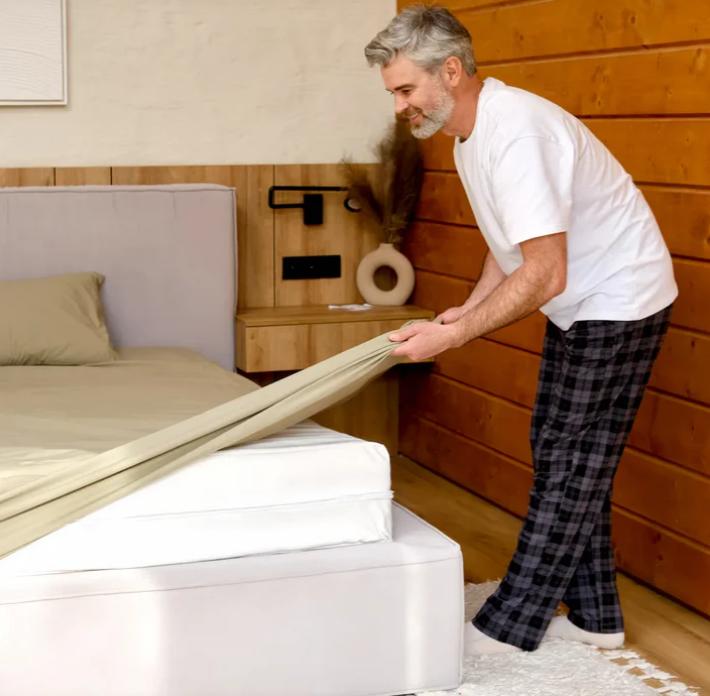 89*264CM Grounding Sheet with Silver Fiber Technology | Anti-Inflammation, Better Sleep & Energy Boost  Free 4.5m Grounding Cord Included