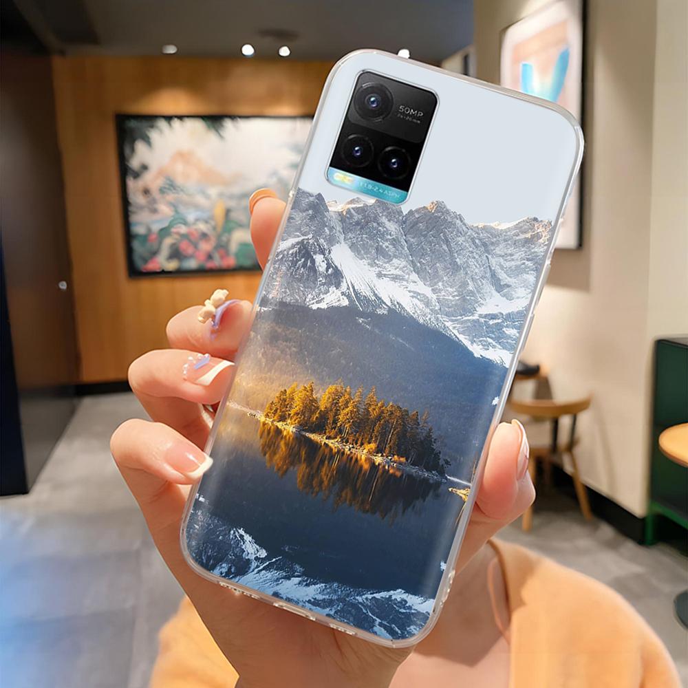 For Vivo Y21 2021 Y33S Phone Cover High Quality Silicone Case Funda For Vivo y33s y21 Y21s Back Cover Casing Protector Coque