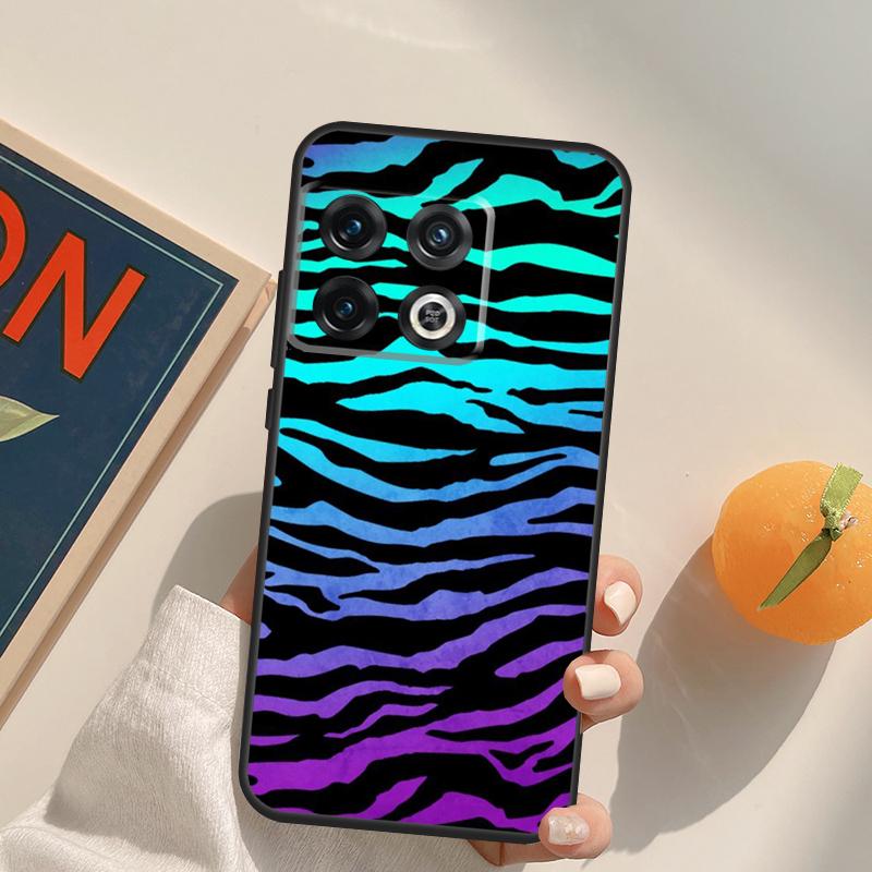 Zebra Skin Print Case For OnePlus Nord 5 CE 2 3 4 Lite N20 N30 OnePlus 15 13 12 11 13T 10T 10R 12R 13R Cover