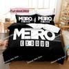 Metro Exodus Bedding Set Printed Single Comforter Quilt Bed Cover Duvet Cover Pillow Case 3 Pieces Sets Kids Adult Size Game Bed