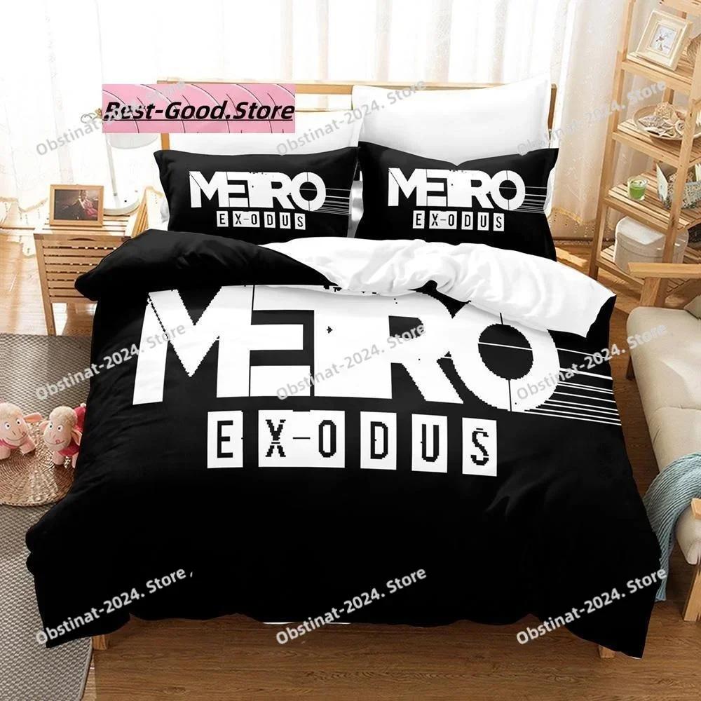 Metro Exodus Bedding Set Printed Single Comforter Quilt Bed Cover Duvet Cover Pillow Case 3 Pieces Sets Kids Adult Size Game Bed
