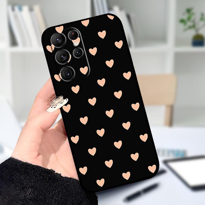 For Samsung S25 S22 Ultra 5G Case S25 Edge Lovely Flower Printed Cover Phone Cases For Galaxy S23 S24 FE Silicon Soft TPU Shells