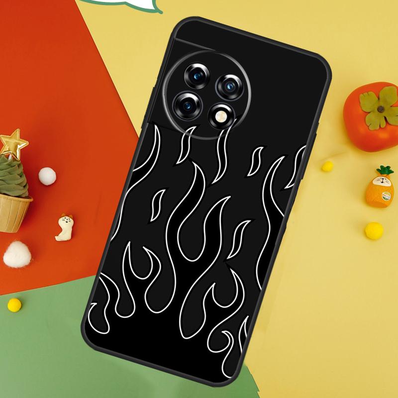 Cool Flame Colorful Pattern Case For OnePlus 15 12 12R 13T 13R 13 11 9 10 Pro 10T 8T Nord 5 CE 2 3 4 Lite N20 N30 Cover