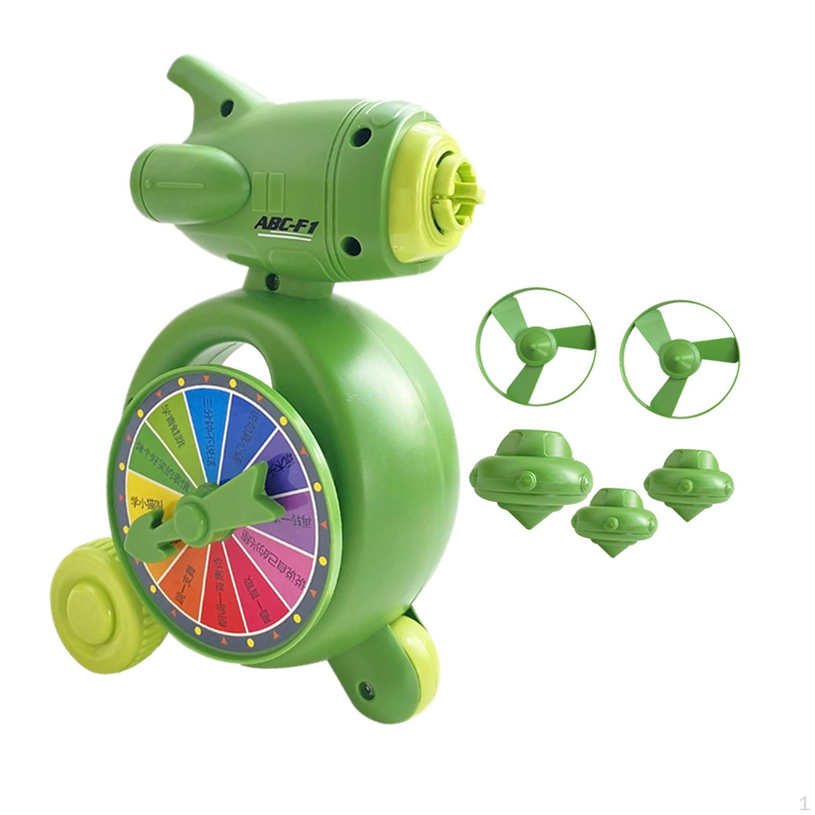 

Іграшка 5 в 1 Гіроскоп Розвиваючі іграшки Багатофункціональний Простий у використанні Призи Свисток Інтерактивний темно-зелений колір