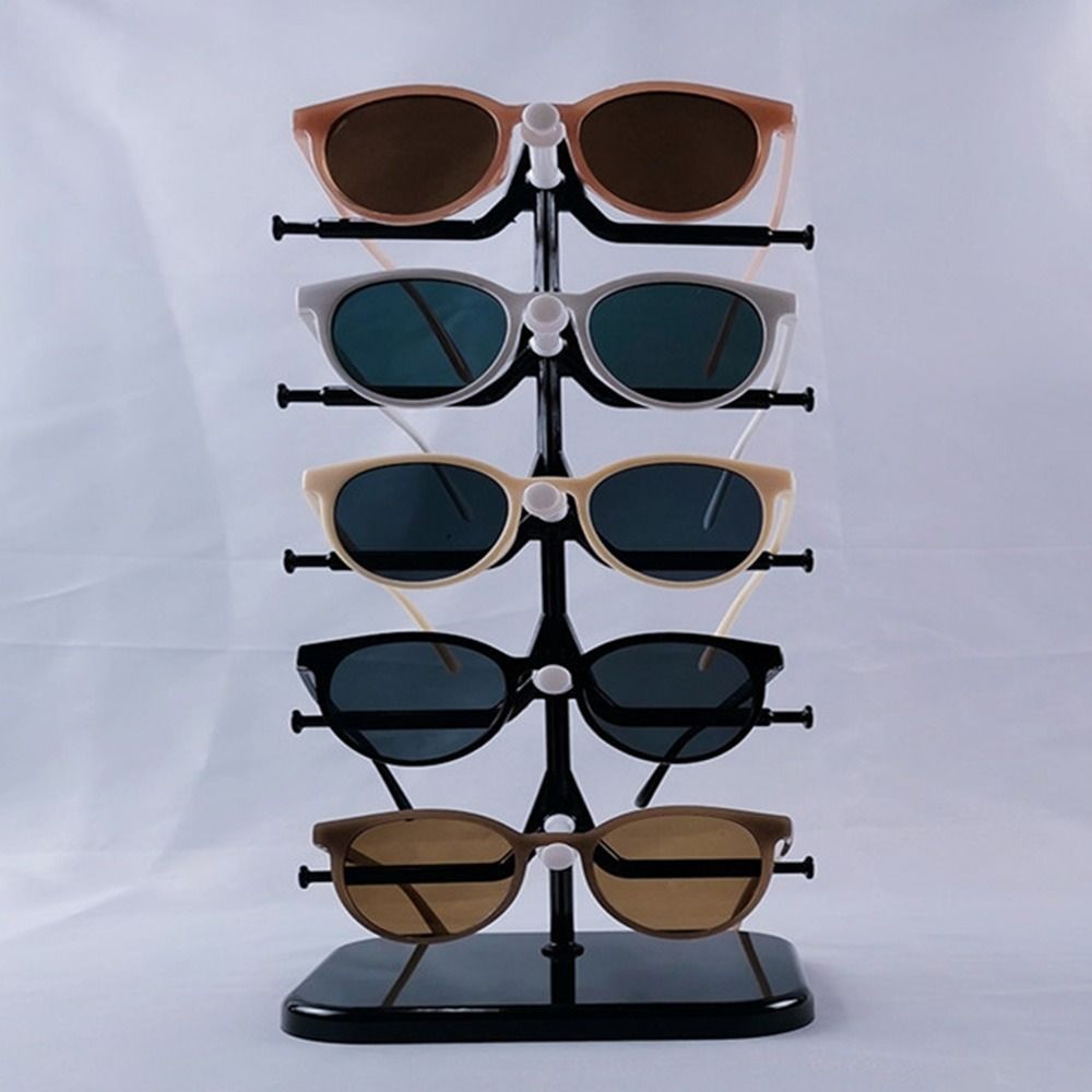 Brillen Brillengestell Organizer Brillenständer Für 5/10 Paare Sonnenbrillenständer Regal Ausstellungsständer 5 Etagen Platzsparend
