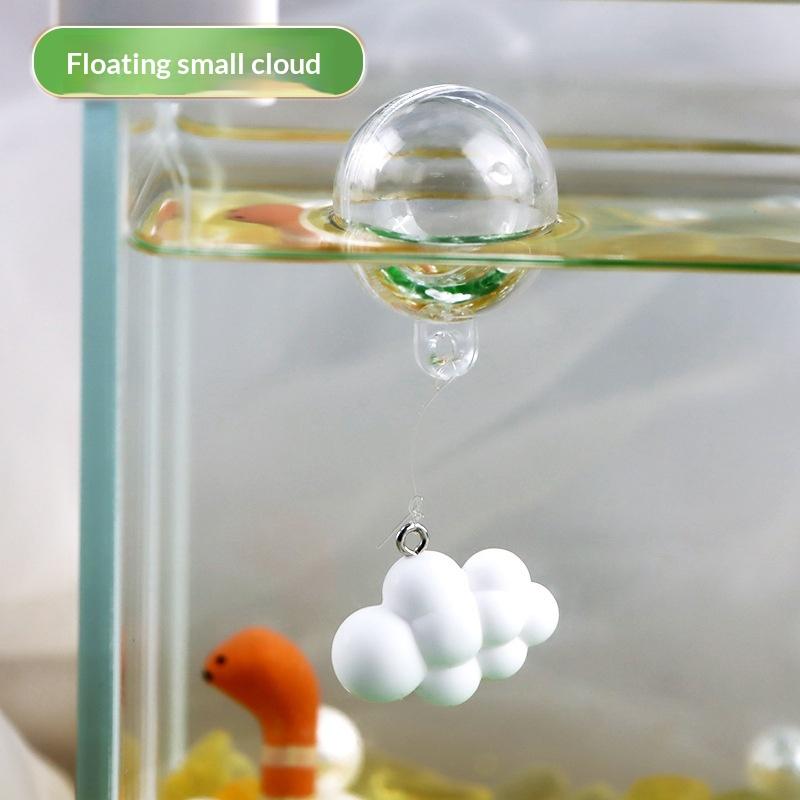 Betta Fish Exercise Mirror with Engraving Ideal for Retro Styled Aquatic Environment