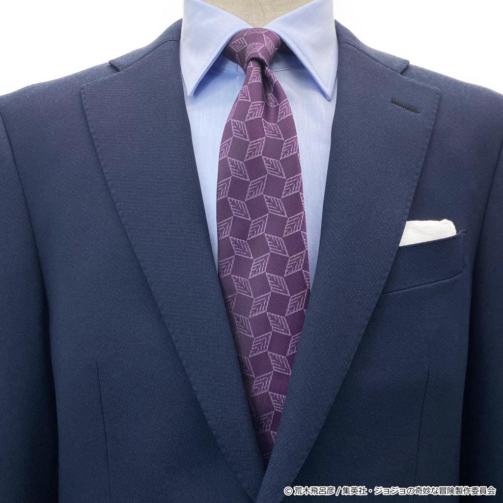 [Florence Spec] Necktie JoJo's Bizarre Adventure Part 2 Necktie Kars JJN000004-010 Purple 1 Standard