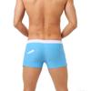 Men's Back Pocket Swimwear Short Swim Trunks Beach Shorts Sexy Mesh Boxer Briefs Comfortable Soft Breathable