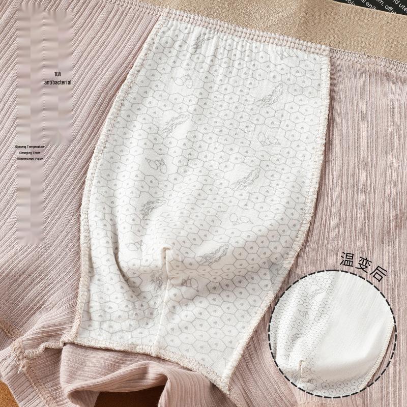 High-end Men's Flat-Leg Cotton Boxer Shorts: Antibacterial, Breathable, Comfortable, Trendy