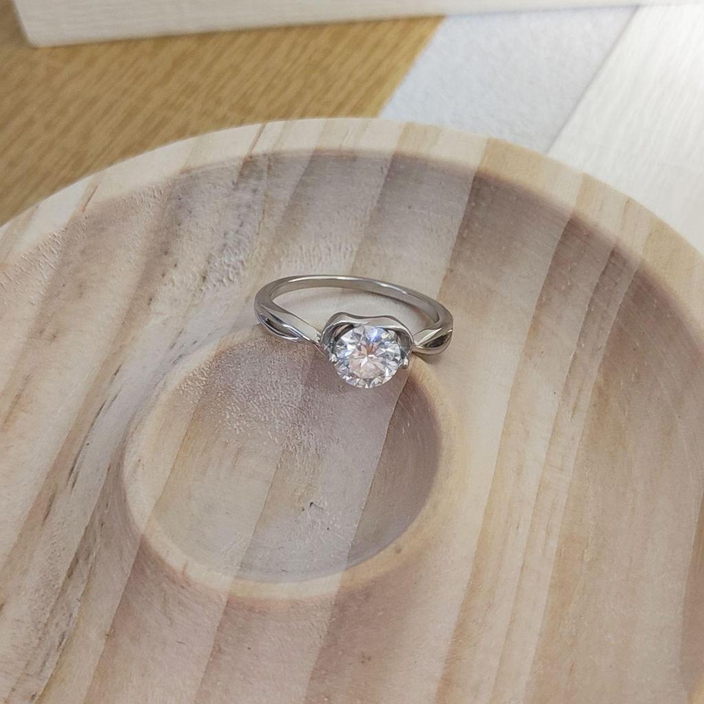 Heartfelt Proposal S925 Sterling Silver Moissanite Heart Ring for Women