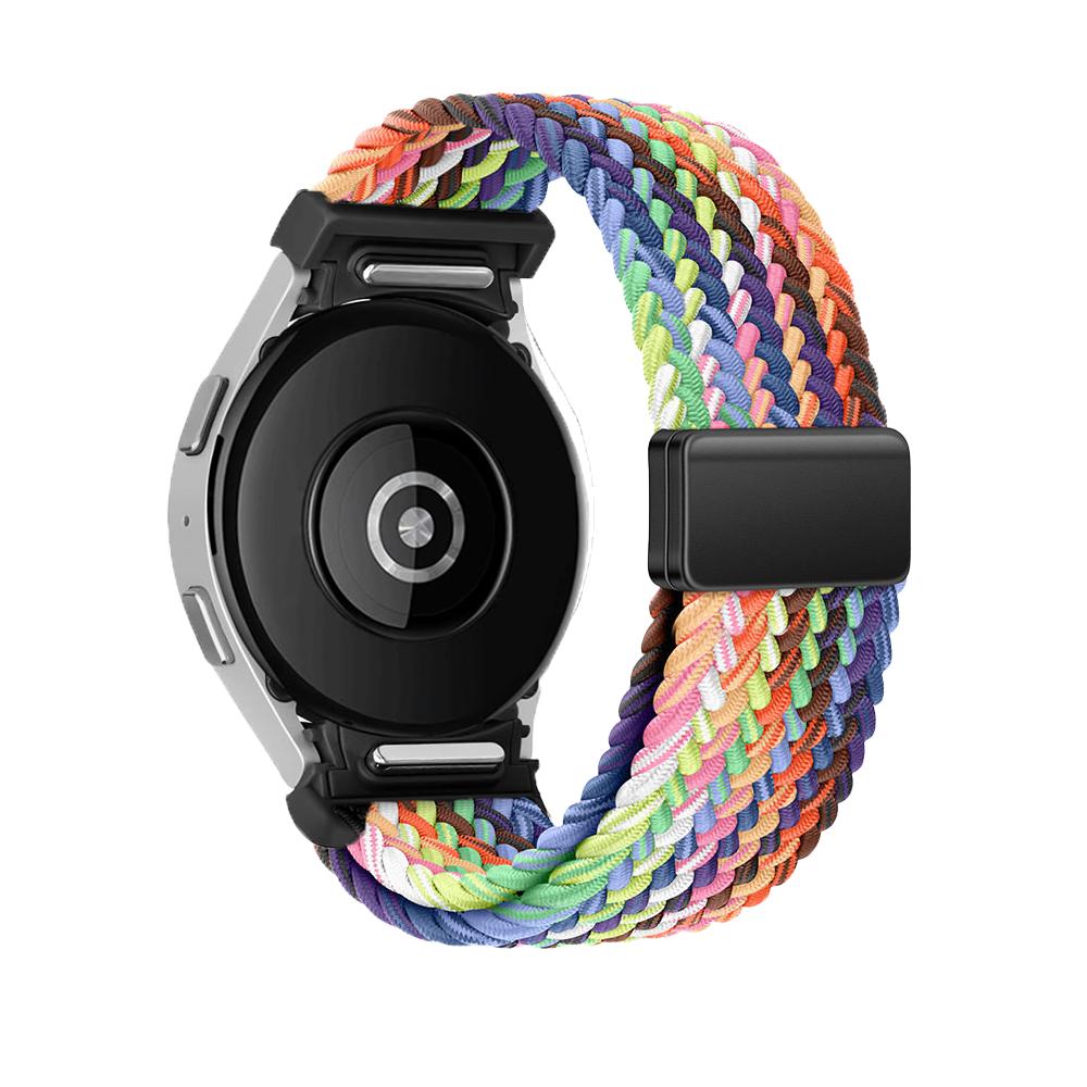Braided Nylon Watch Band for Samsung Galaxy Watch 7 6 5 4 FE 40mm 44mm 5 Pro 45mm Watch6 Classic 47mm 43mm Strap Correa Bracelet