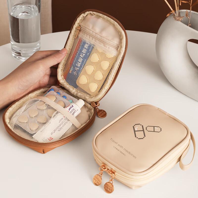 Portable Travel Medicine Organizer Bag