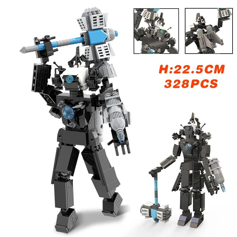 

Skibidi Toileted Titan Corps VS Monitor G-Man TVman Building Blocks Set Animation Figures Model Toys for Kids Ideas Gift Xmas