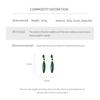 Vintage Emerald Color Acrylic Dangle Earrings for Women Fashion Personality Malachite Pendant Earrings Charms Party Jewelry K1