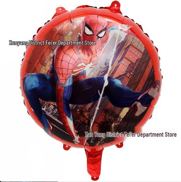 Spider-Man Superhero Series Birthday Party Aluminum Foil Balloons