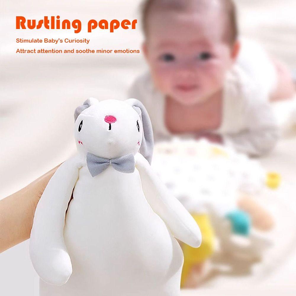 Bean Velvet Baby Soothers Toys With Teether Soothing Pillow Fun Sleeping Toy  for Infant