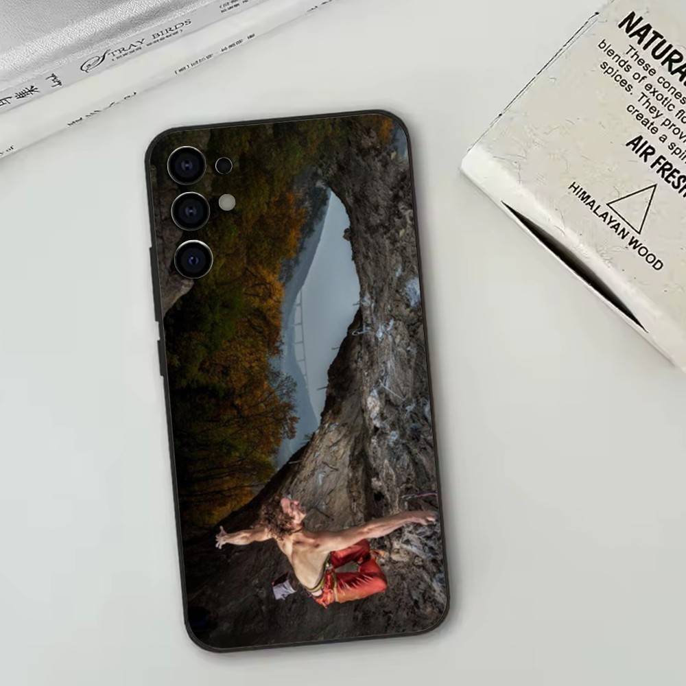 Adam Ondra   Phone Case Black Silicone Soft For Samsung S25,S24,S21,S22,S23,S30,Ultra,S20,Plus,Fe,Lite Samsung S105G