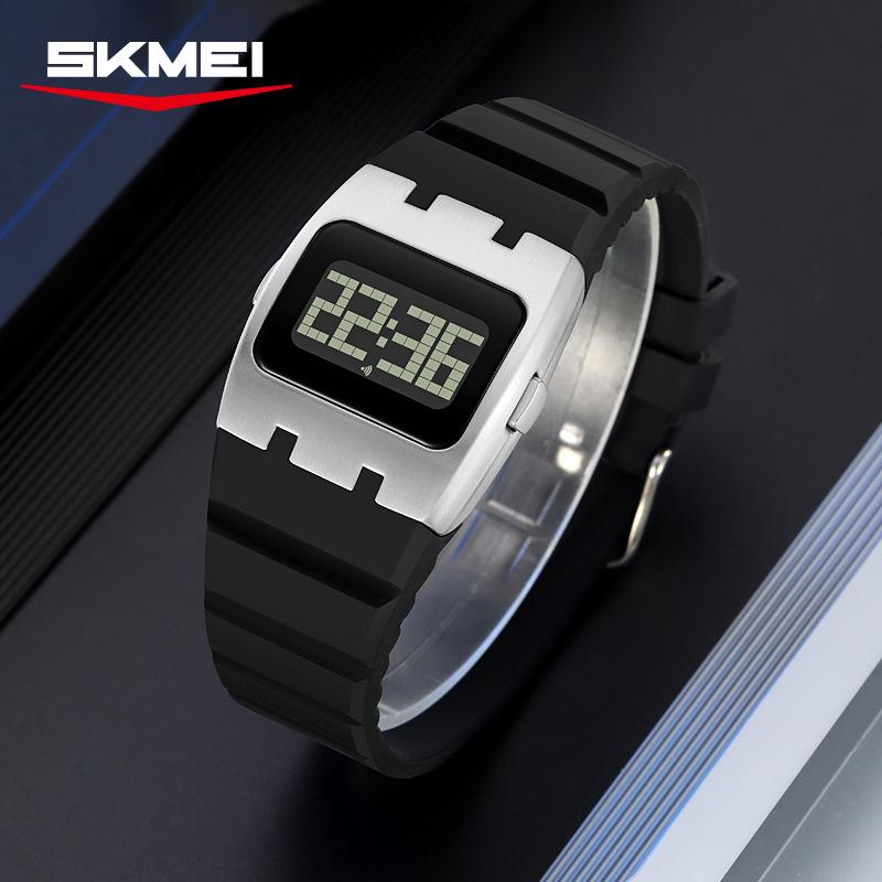 SKMEI LED Square Student Digital Watch - Casual & Simple Design