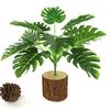 1Pc Artificial Monstera Simulation Plant Wedding Home Hotel Cafe Party Decor Christmas Ornament