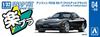 Aoshima Bunka Kyozai Rakupla Snap Kit Infini FD3S Brilliant Black Plastic Model 1/32 No.04-BB RX-7 Pre-Colored