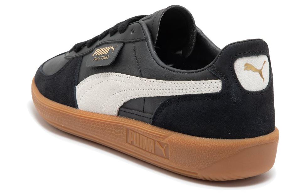 PUMA Palermo Leather Black Feather Grey Gum 396464-03