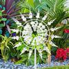 Metal Iron Windmill Spinner Gardening Wind Power Rotating Catchers For Patio Garden Lawn Outdoor Courtyard Decoration