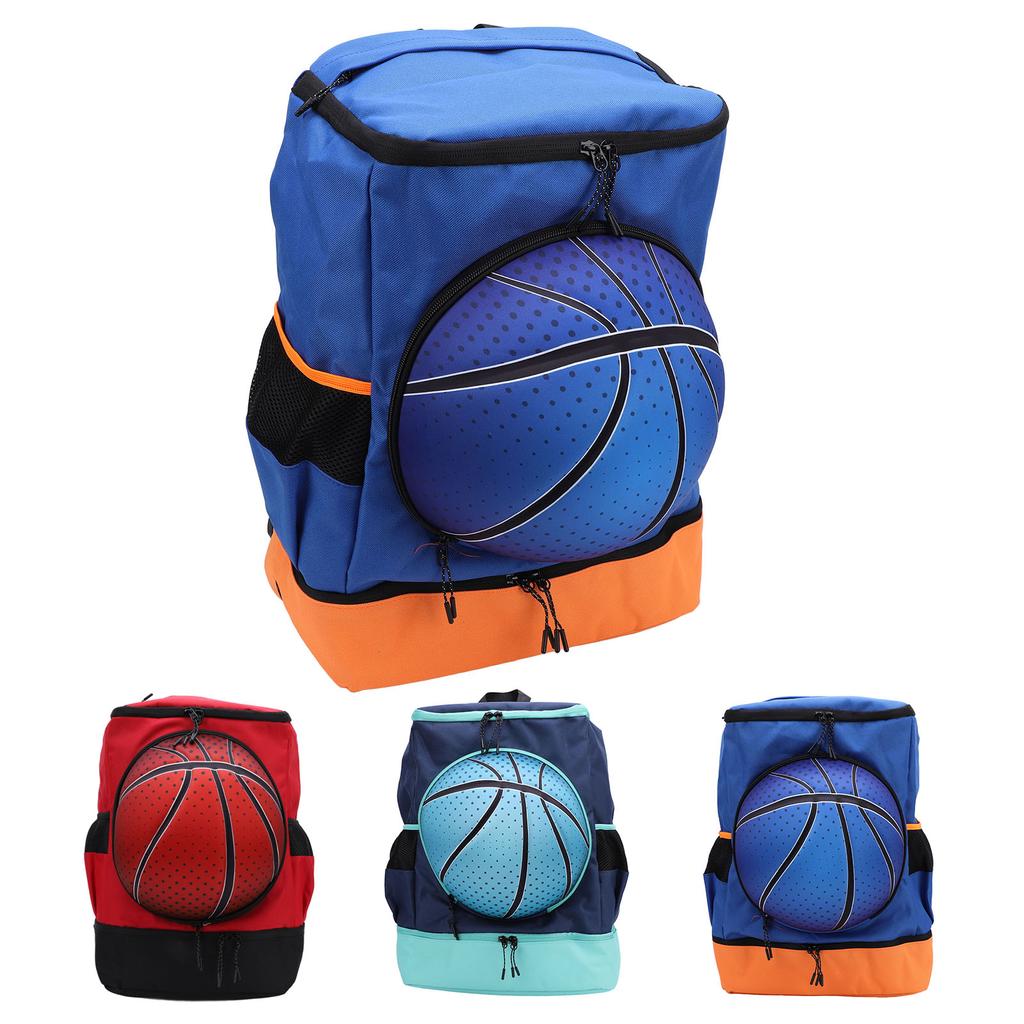 Basketball Backpack with Shoe Compartment Oxford Cloth Breathable Soccer Backpack Sports Bag for Out