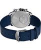TIMEX Q TIMEX TW2Y36100 quartz 50m water resistant plastic blue dial stainless steel