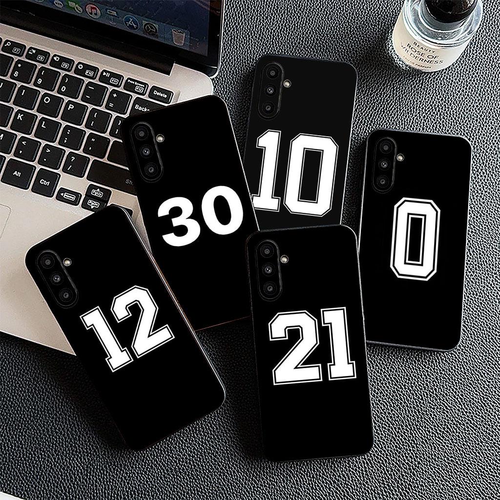 Lucky Number Football Basketball No 23 24 7 5 Cover for Samsung Galaxy S25 S24 S23 FE Ultra Plus S7 Edge S25+ S23+ A56 5G Case