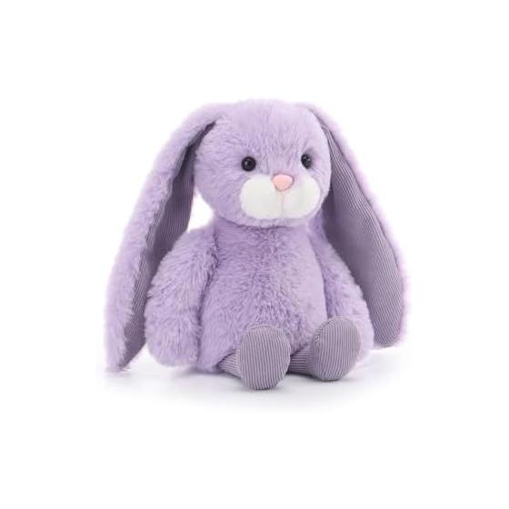 Apricot Lamb Purple Wreath Bunny Rabbit Plush Toy, Suitable for Boys and Girls Soft and Cute, Fluffy Purple Wreath Bunny Rabbit 18cm