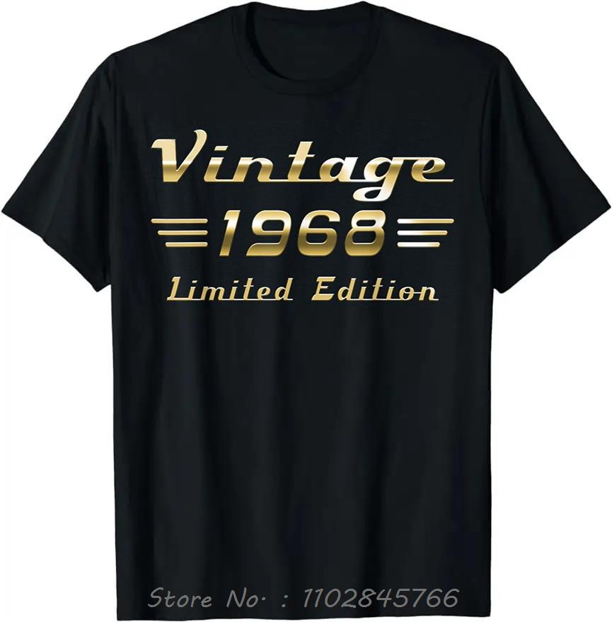Vintage Mens Clothing Classic Car Oversized Tshirt1968 Streetwear Cotton Tshirt Personalized Camiseta Hombre Fitness T Shirt