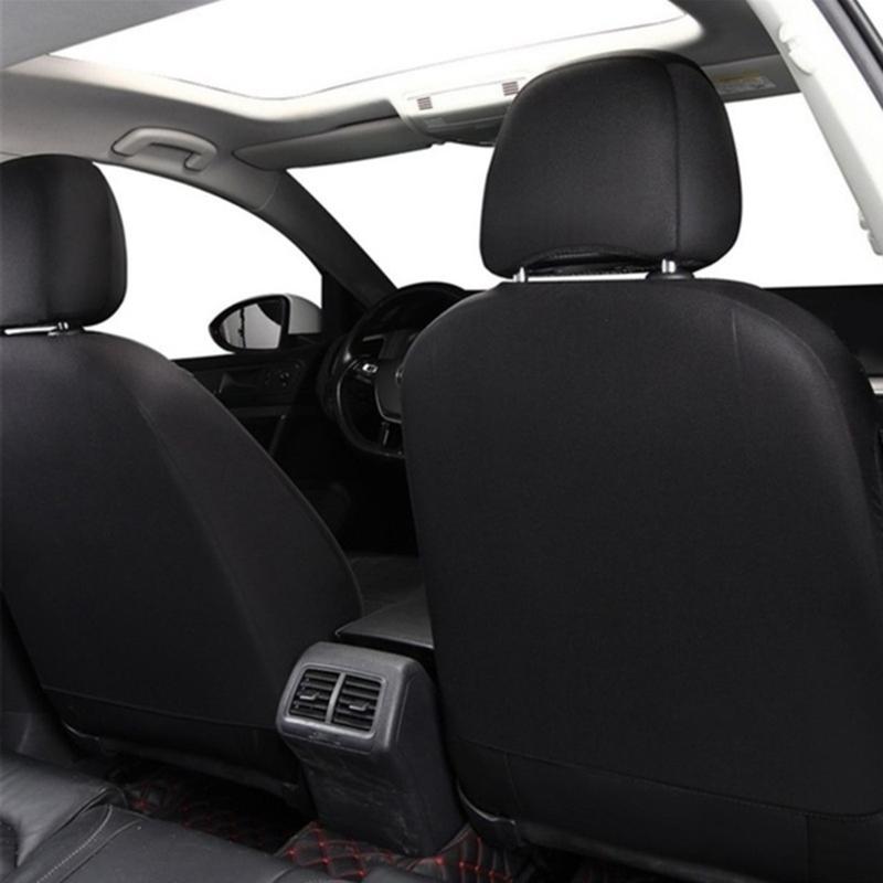 Eye-catching Full Set of Car for Seat Cover Print Protective Cover Cool Style Black Pet for Seat Cover for Bench Protect