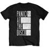 Panic! At The Disco Bars T-Shirt Black New