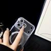 Sparkle Magnetic Wireless Charging Phone Case for iPhone 16 Pro Max/15, Women's Transparent, Soft Cover.