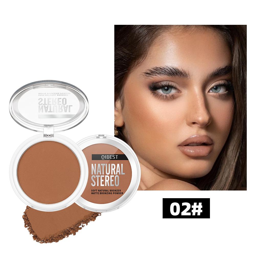 QIBEST Crème Contour Palette Donker Bronzing Poeder Charlotte Make-up Voor Gezicht Highlighter Bronzer Langdurige Concealer Cosmetica