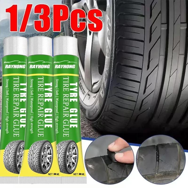 Black Strong Tyre Repair Glue Instant Liquid Rubber Glues Wear-resistant Rubber Non-corrosive Adhesive Glue Car Tools