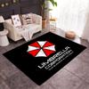 Umbrella Corporation Logo Floor Mat Design for Hallway Study room Dining Room Foyer Antislip Carpet Anime Office Decor Wedding Party Gift