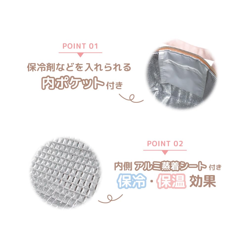 Tees Factory Sanrio Characters Insulated Canvas Lunch Bag with Badge H180 x W315 x Logo/Pochacco, D130mm, SR-5535839PC