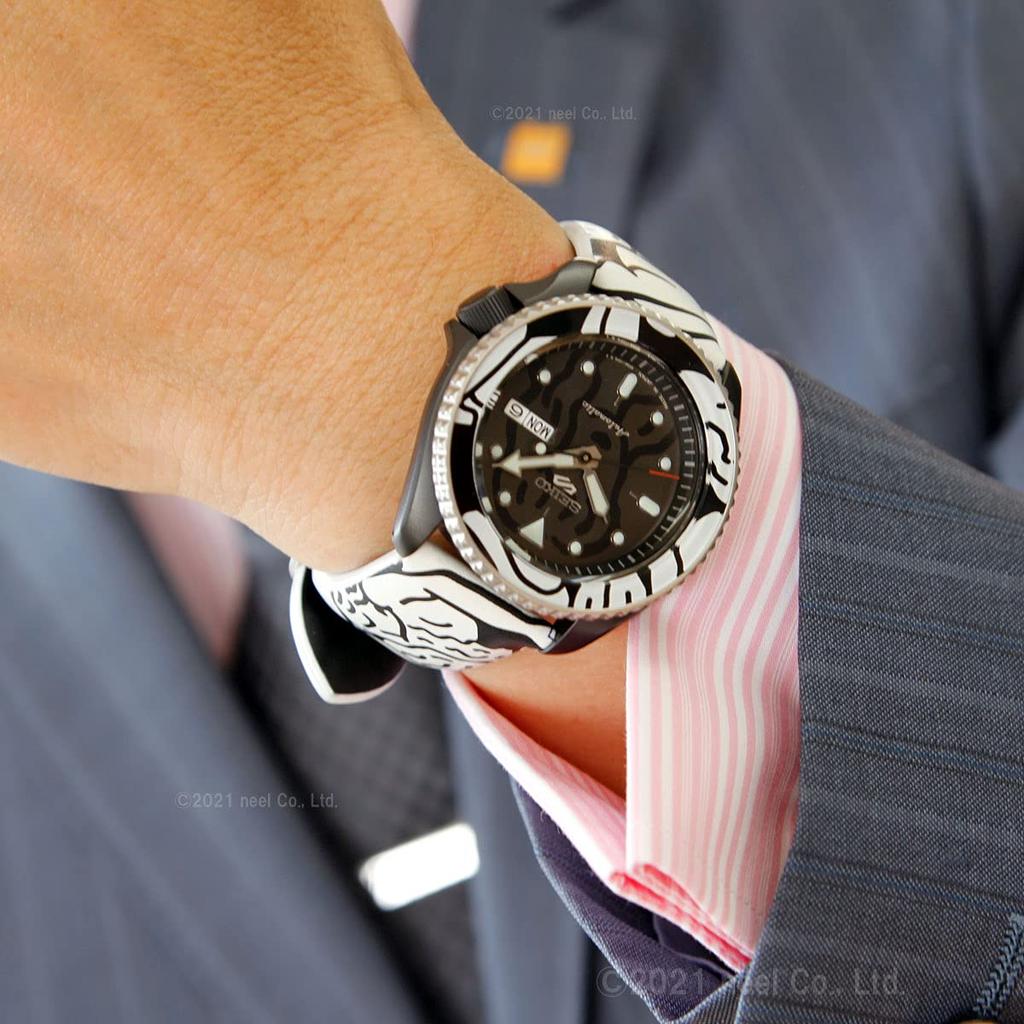 Seiko 5 Sports x Auto Moai Kollaboration Limitierte Edition Automatische Mechanische Uhr SBSA123 Herren