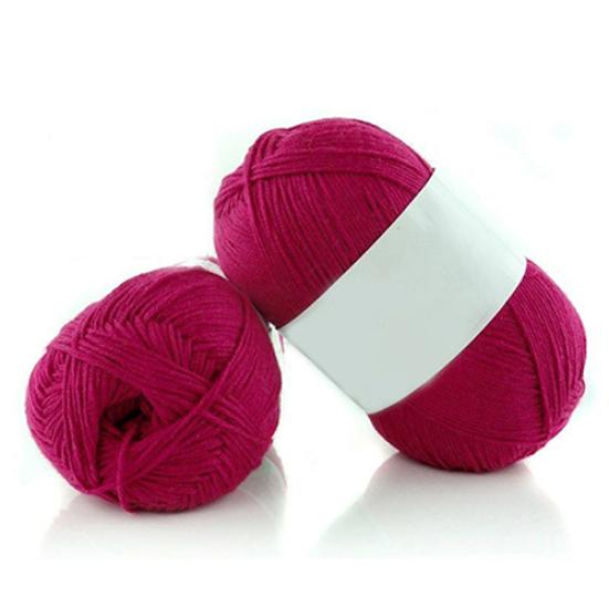 1Pc 50g Per Skein Soft Bamboo Crochet Cotton Knitting Baby Knit Wool Yarn