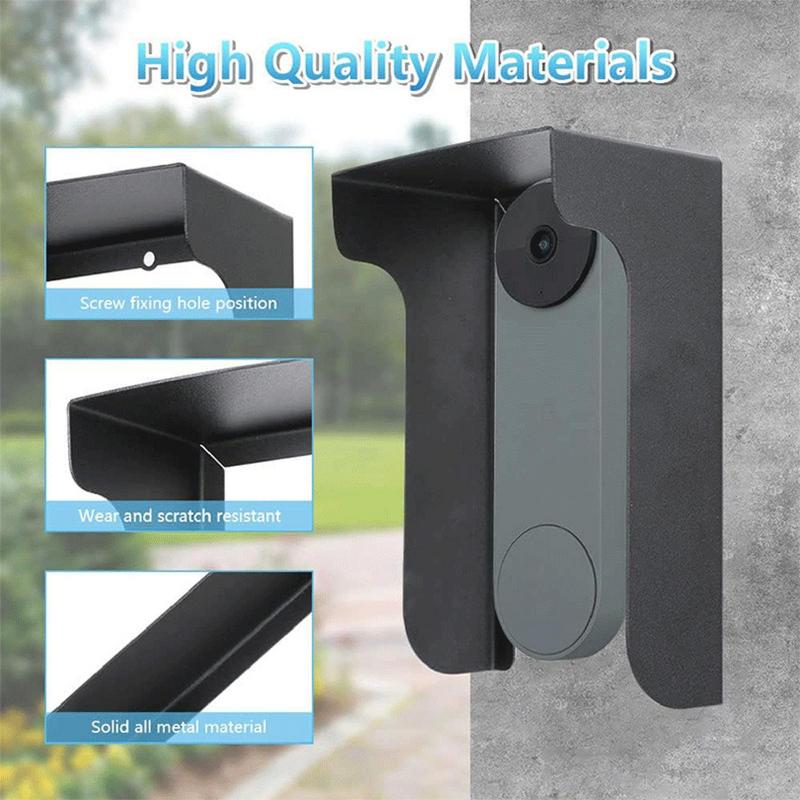 Ring Faceplate for Doorbell Large Ring Doorbell Accessories Waterproof and Weatherproof Precise Anti Glare Finish Long Lasting