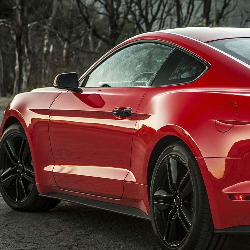  ABS Door Handle Decoration Cover Sticker Fit For Ford Mustang 2015-2023 Exterior Accessories