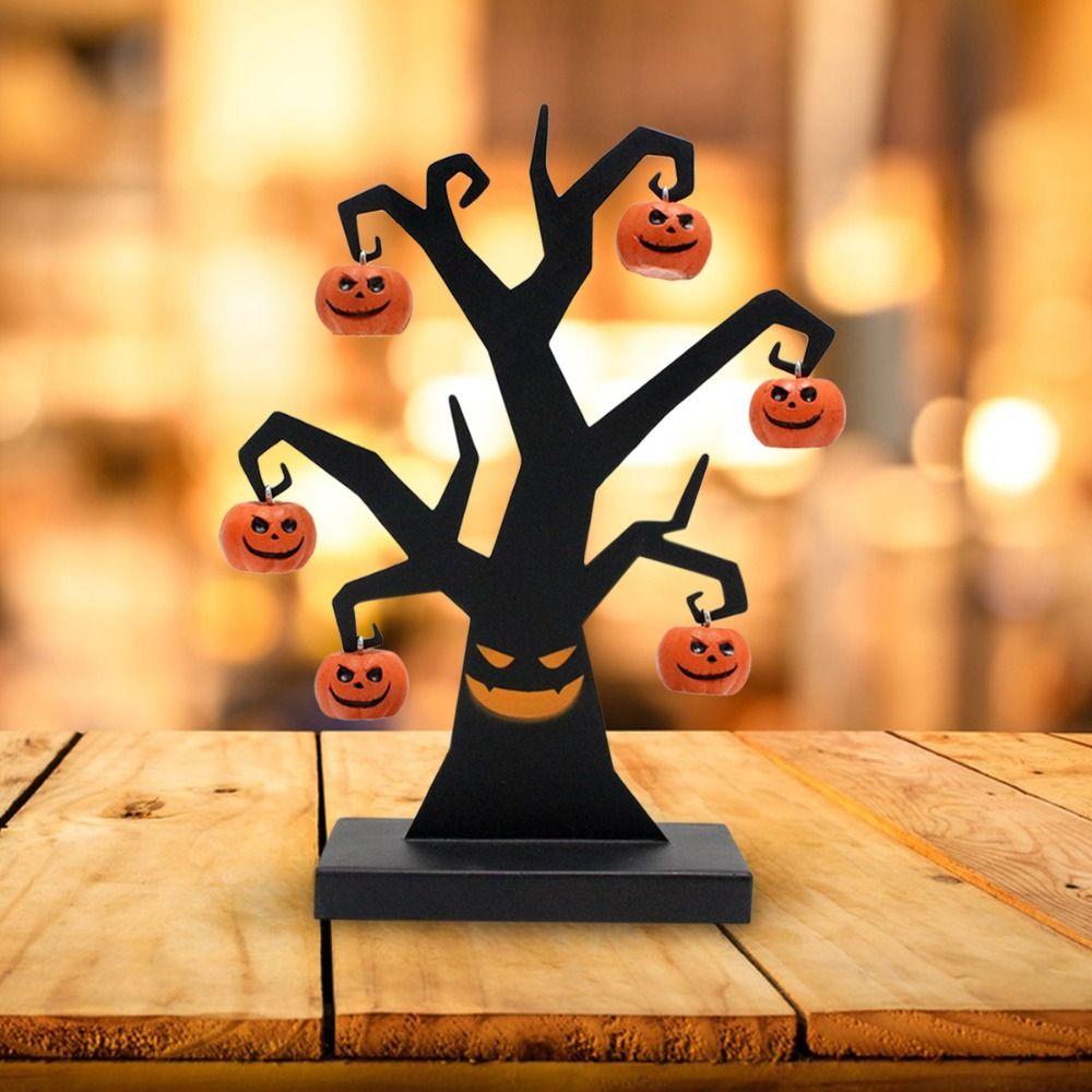 Funny Halloween Pumpkin Tree Prop Halloween Accessories Halloween Desktop Decoration  Party