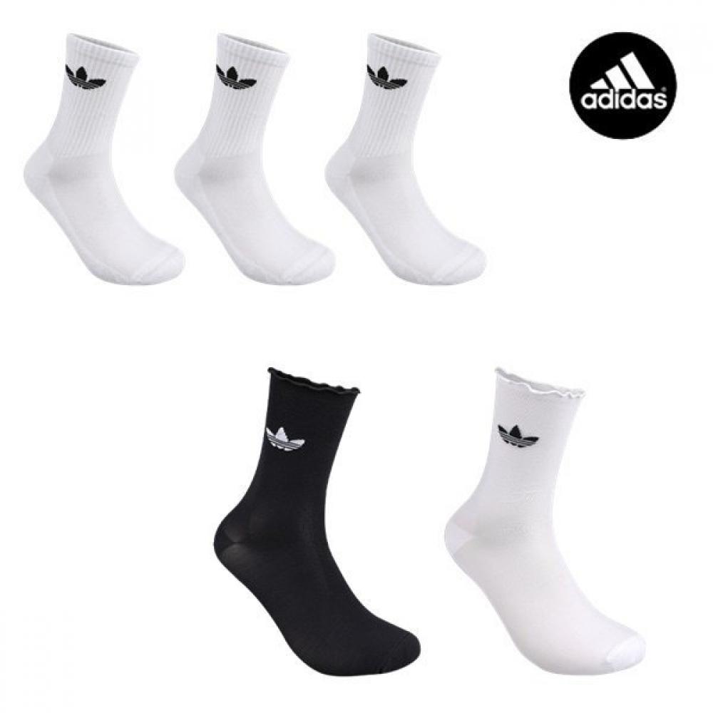 

Adidas Original Ruffle Crew Mens Womens Mid Cut Set Long Socks 3 TypesP335694366