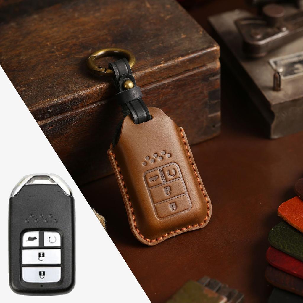 Suitable for Honda key case CRV Lingpai XRV 10th generation Civic Accord Crown Fit leather car key case