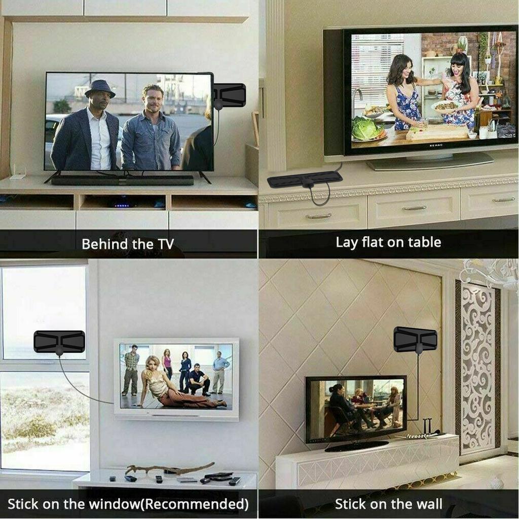 2026 HDTV antenna with butterfly pattern for your TV. High-definition digital TV antenna.